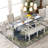 6-Piece Classic Dining Table Set-1062615475