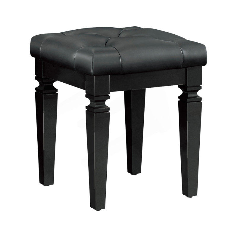 Tabouret de coiffeuse, Noir