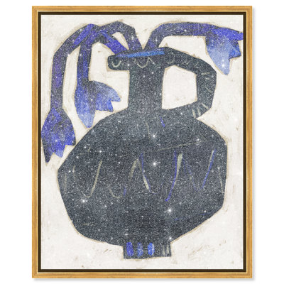 Indigo Vase Print by Oliver Gal