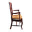 Chaise avec accoudoirs en osier