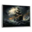 Pirate Ship At Stormy Seas - Art mural encadré pirate-1636901055-1658796861