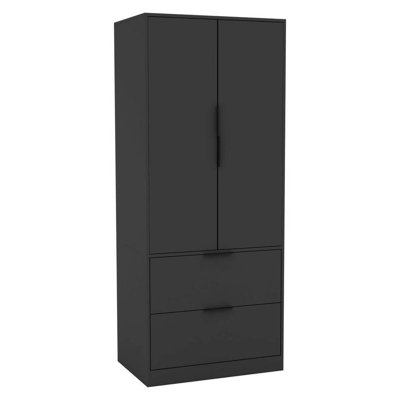 Sibby 2 Door Solid Wood Wardrobe