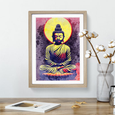 Mind Blowing Buddha - Framed Print