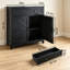 Armoire de rangement avec tiroir et tablette réglable-129685017
