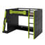 Lit mezzanine double avec bureau-1381169580