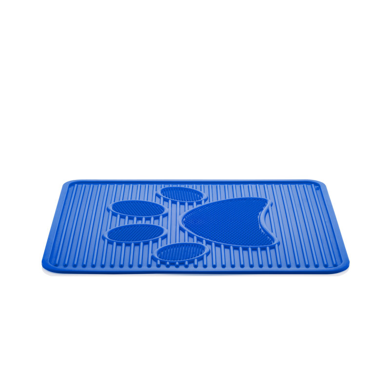 Tapis pour litière Faulk, Bleu foncé