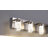Black Vanity Light (4-Light, 24-Inch), (3000K/4000K/6000K, Dimmable) LED Bathroom Light Fixture, Modern Wall Light Over Mirror with Clear Glass Shade-1992280586-2003178277