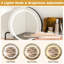 Coiffeuse de maquillage avec 2 tiroirs réglables, tablettes de rangement, prise de courant, brun, interrupteur de table de fabrication naturelle / chaude / froide de haute qualité, plateaux, style américain