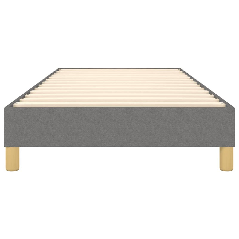 Structure de lit Rensia, Gris foncé, Simple TG