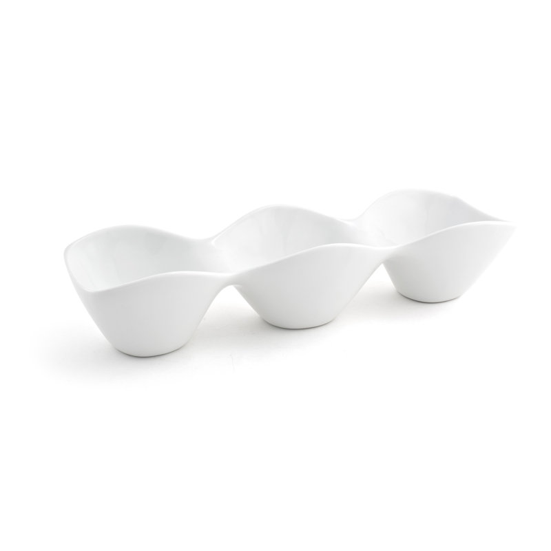 Front Of The House Ceramic Divided Serving Dish