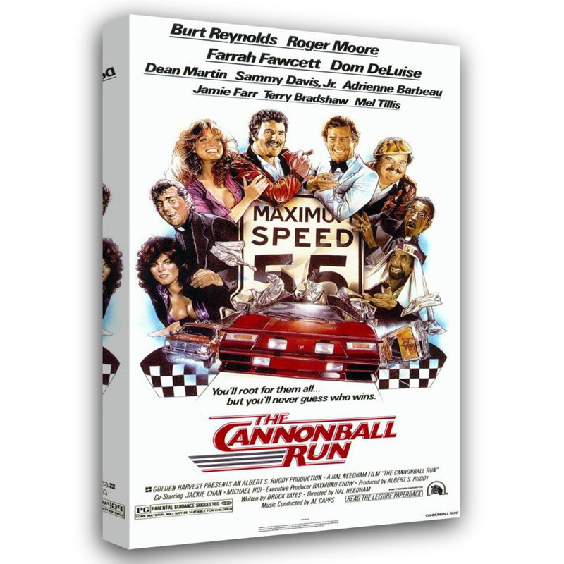 The Cannonball Run, H 24 po x l 15 po