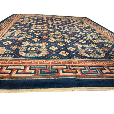 Oliana One-of-a-Kind 9'8'' X 8'3'' Wool Area Rug