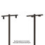 Daytek Steel Retractable Clothesline with Steel Post