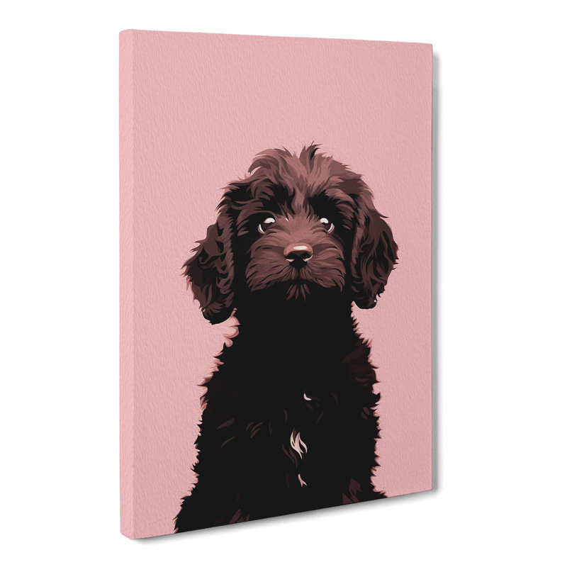 Cockapoo Minimalism - Print, 50cm H x 35cm W x 3cm D