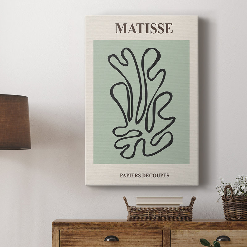 Matisse CXIV, reproduction d'art encadrée Cavas, H 60 po x l 40 po