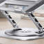 Support pour ordinateur portable pivotant à 360 °, ergonomique et réglable, compatible avec les ordinateurs portables de 16 pouces et moins.