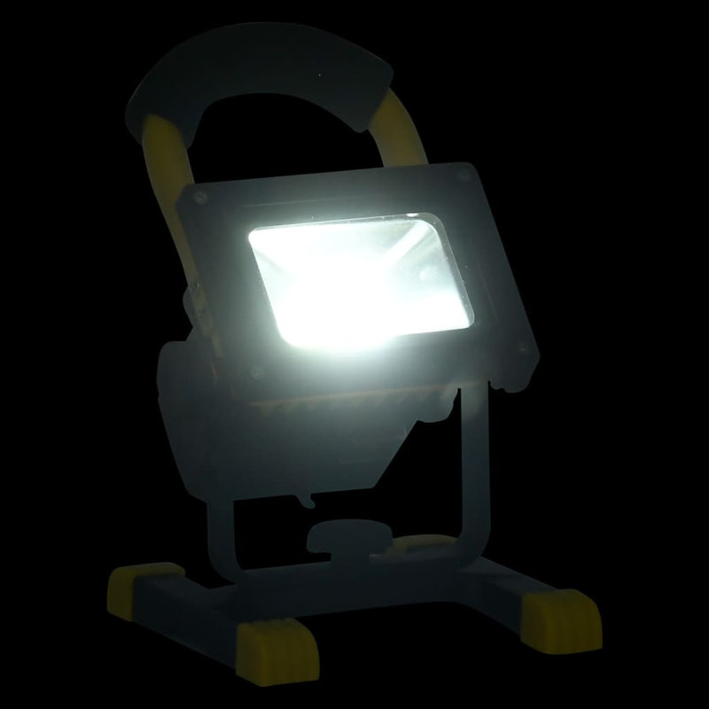 Uniopolis Black Battery Powered Integrated LED Metal Spotlight