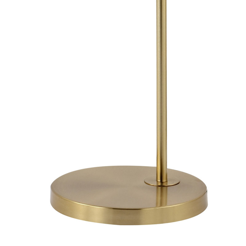 Goethe 71'' Brass Gold Arched Floor Lamp