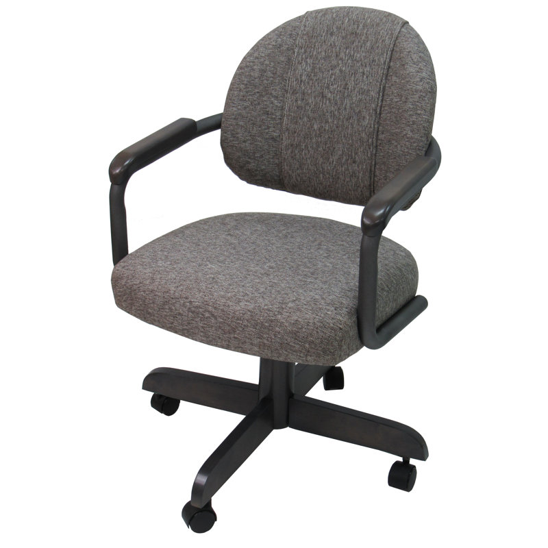 18'' H Upholstered Armchair, Gray, Mojeva Gray