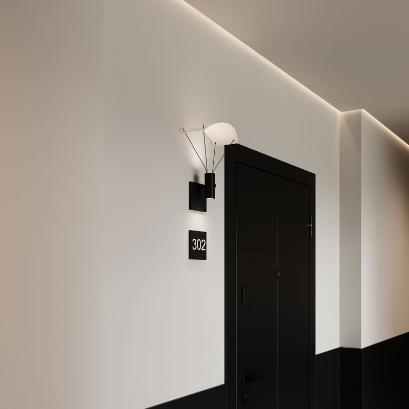 Suspenders® 1 - Light Armed Sconce