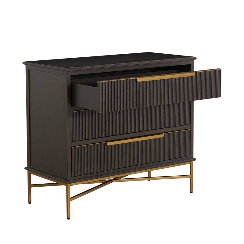 Riggs Chest - Dark, Sesame Black, Stained Brass
