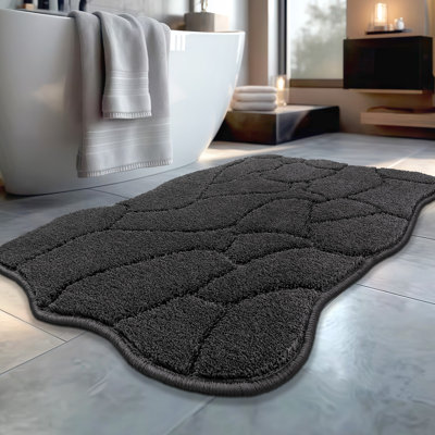 Non-Slip Extra Soft Absorbent Microfiber Shower Bath Rug