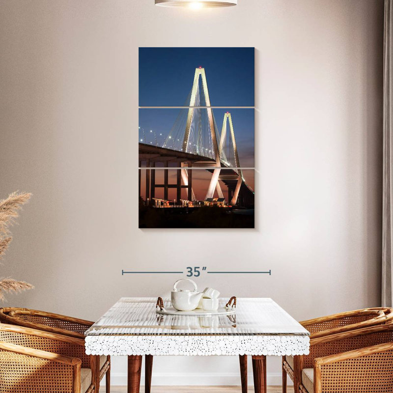 Lilie Nightly Cooper River Bridge, H 45 po x l 28 po