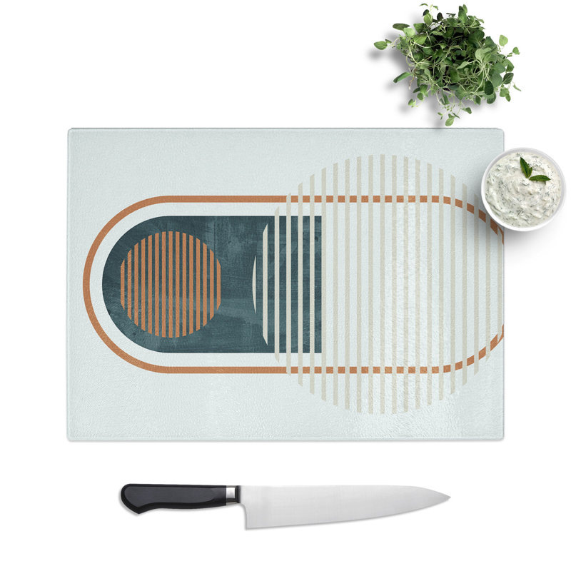 Composition 1 Chopping Board, 0.4cm H x 20cm W x 28.5cm L