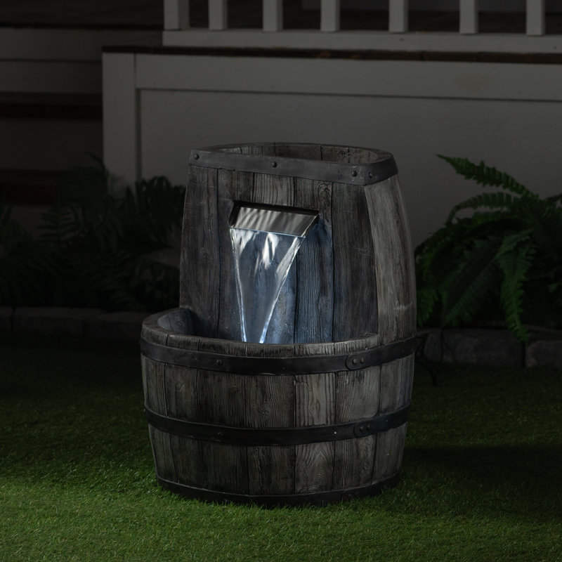 Fontaine à barre en résine avec lumière