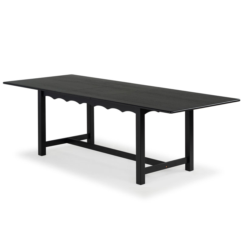 Rhylee Extendable Dining Table, Black