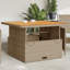 Englewood Square Solid Wood Outdoor Coffee Table-222891393-222891397