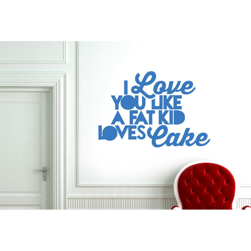 Non-Wall Damaging Wall Decal, Blue, Large
