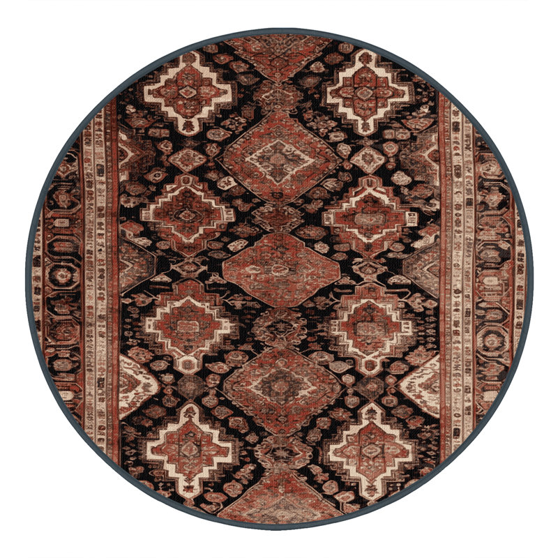 Tapis brun lavable à la machine