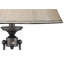 Lampe de table 27 po Revmet Gunmetal avec lampe en verre transparent Revere-1398757120