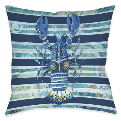 Blue Ocean Lobster Pillow BOLO