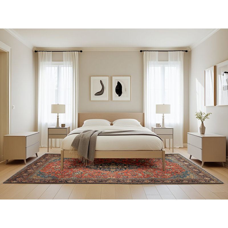 Cassand Oriental Indoor Rug, Rectangle 5' x 8'