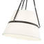 Luminaire suspendu géométrique à 1 lumière Oliver-66310954