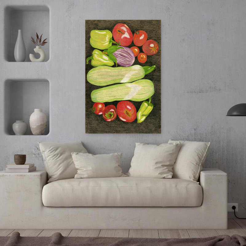 Art contemporain été, H 36 po x l 24 po