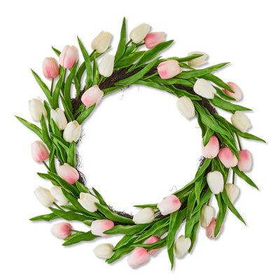 Artificial   Wreath For Spring Door And Home Decor