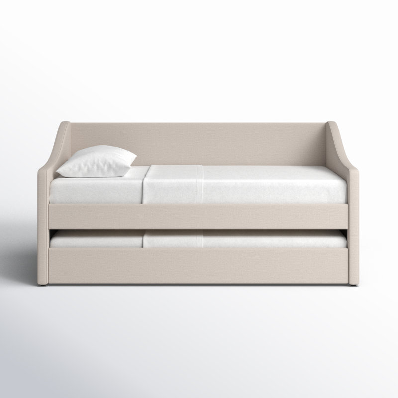 Erek Upholstered Daybed, Beige