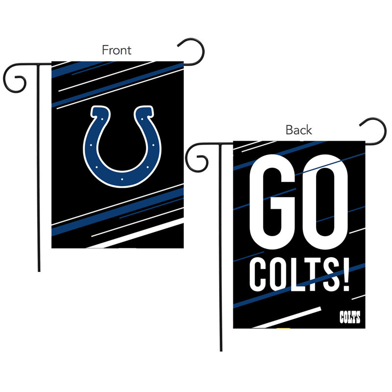 Indianapolis Colts Slogan NFL Licensed Garden Flag, Colts d'Indianapolis