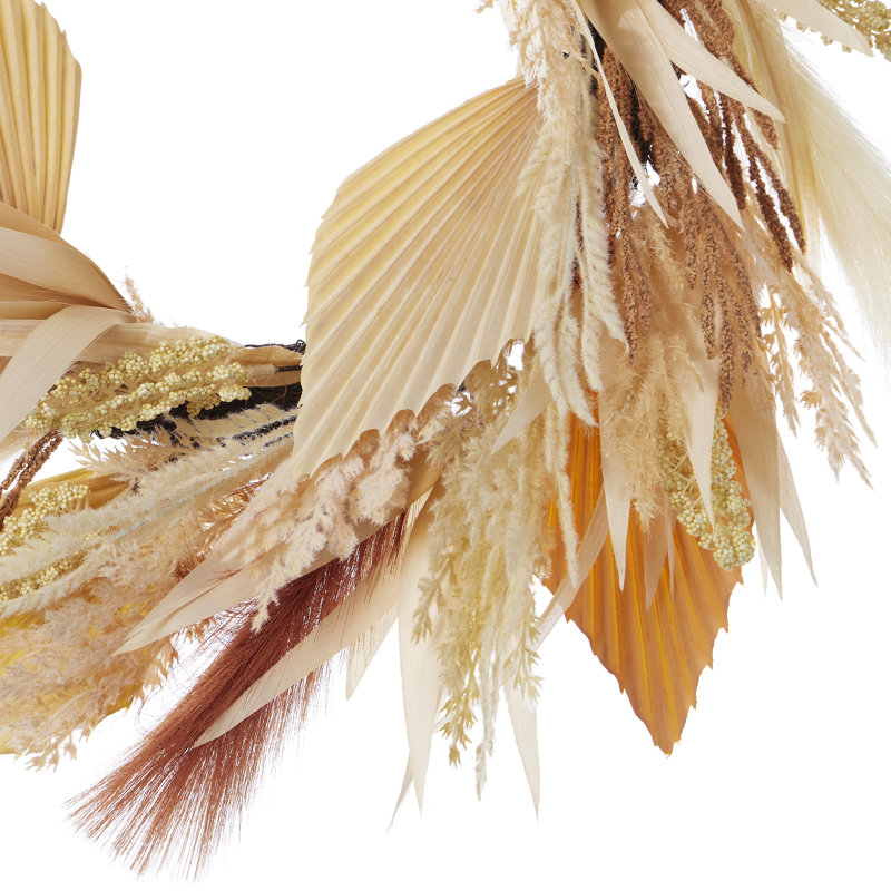 Pampas and Palm 2in Wreath