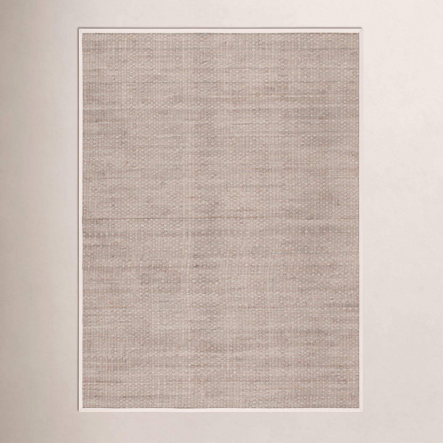 Dollard Natural Ivory Seagrass Rug, Square 9'