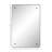 Jeasie Iron Rectangle Wall Mirror
