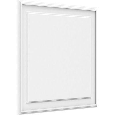 Panneau mural surélevé en PVC blanc Legacy