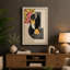 Geometric Face Art Deco - Wrapped Canvas-604767797-604767756