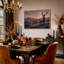 «Brown Stag in Grassy Field at Sunset», art mural sur toile-790023483