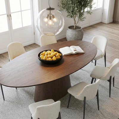 Nina 7-Piece Oval Dining Table Sets