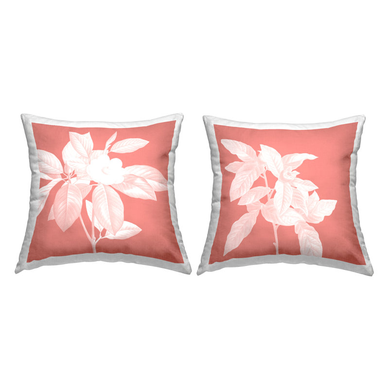 Floral Throw Pillow