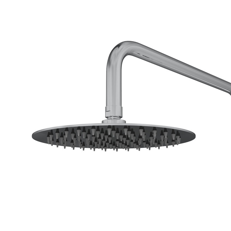 Ensemble de robinet de douche mural avec douche à main Abyss (valve incluse), Chrome